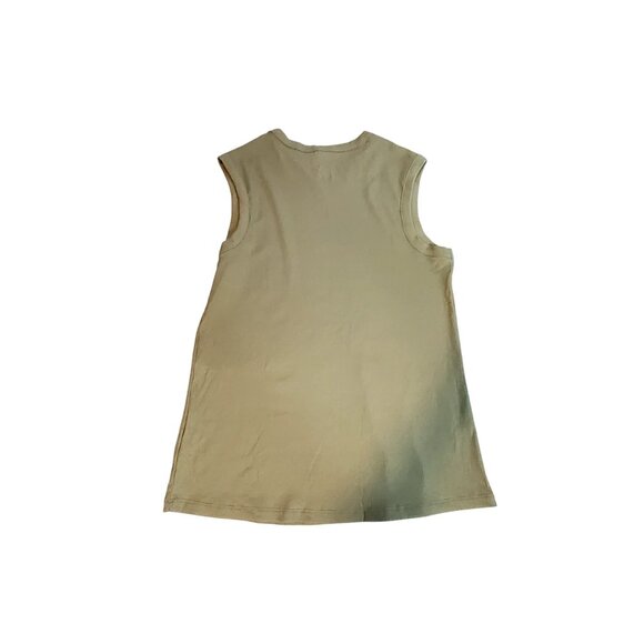 A New Day Light Green Sleeveless Ribbed Top Size XL Cotton Blend Comfortable fit - Picture 2 of 8